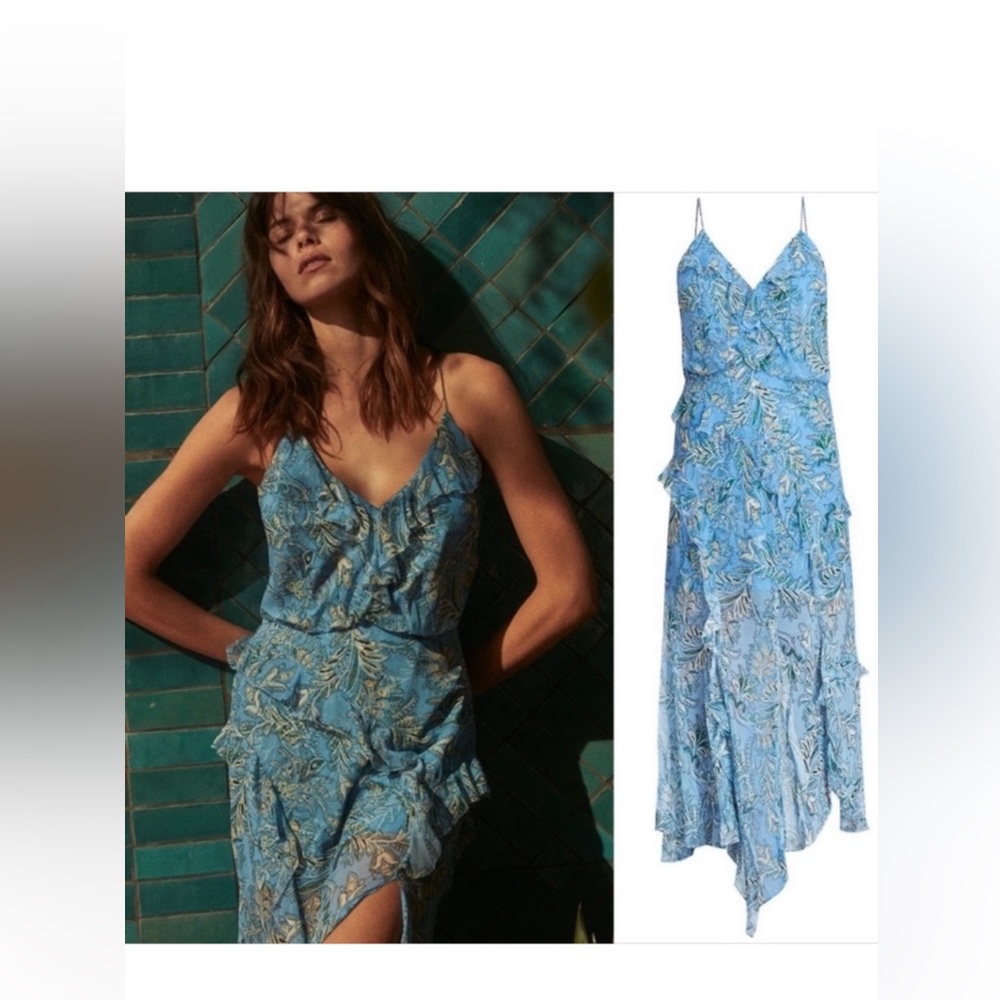 Veronica Beard Silk Avenel Midi Dress